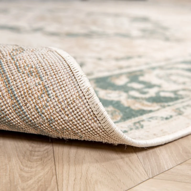 Teppich Vintage - Spring Medaillon Creme Grün