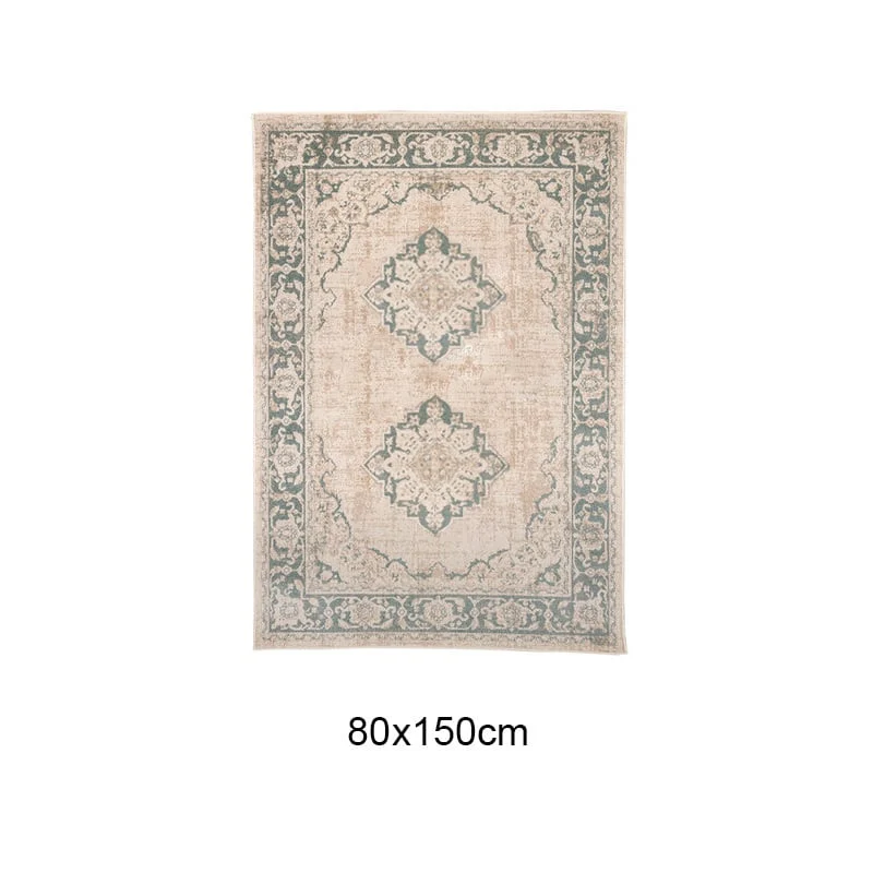 Teppich Vintage - Spring Medaillon Creme Grün