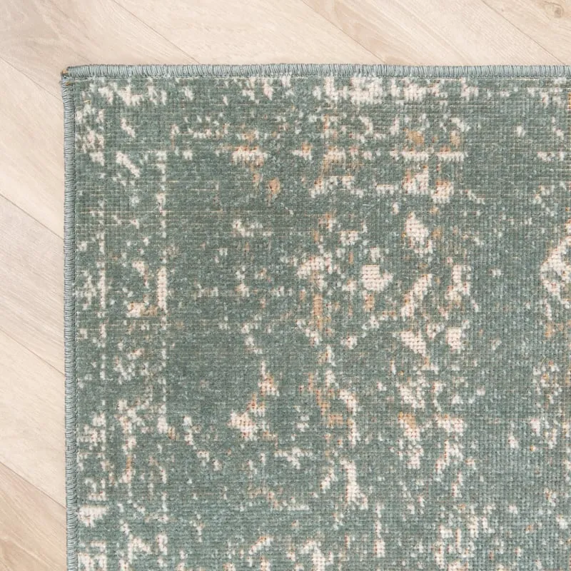 Teppich Vintage - Spring Ethnic Grün Creme