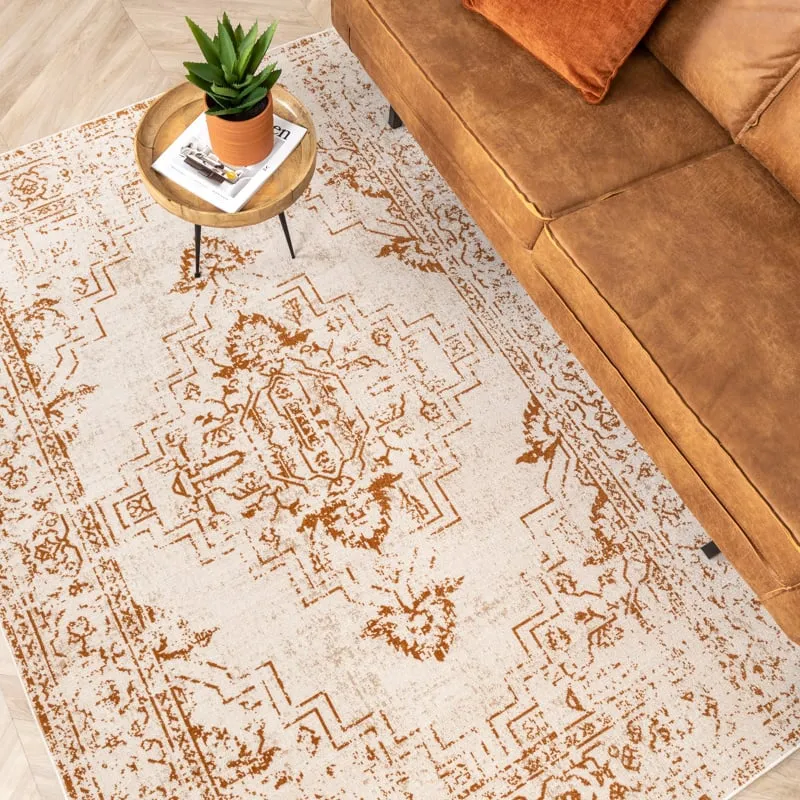 Teppich Vintage - Spring Ethnic Creme Terra