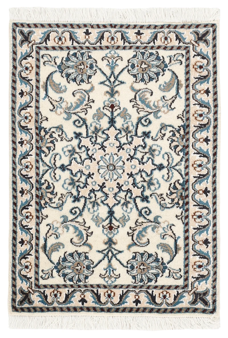 MY-RUG Teppich "Nain Kashmar" Medaillon-Design, Handgeknüpft