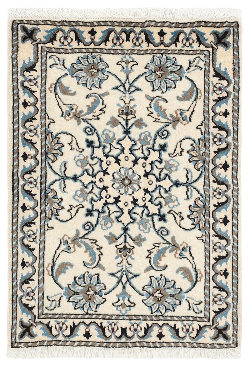 MY-RUG Teppich "Nain Kashmar" Medaillon-Design, Handgeknüpft