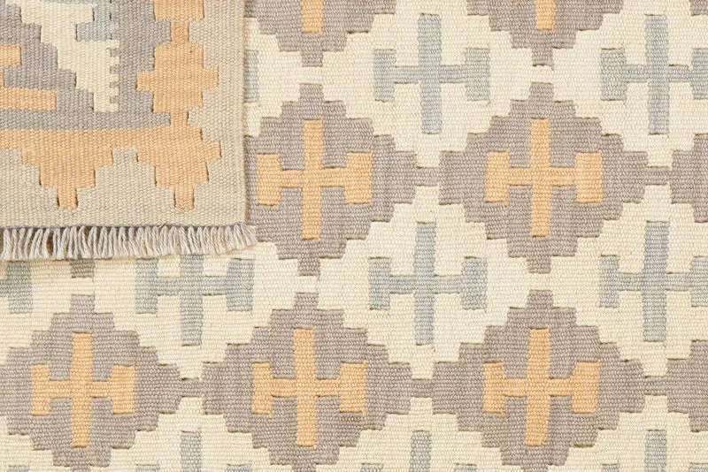 Kelim Gashgai · Handgewebt – Beige, 191x83 cm