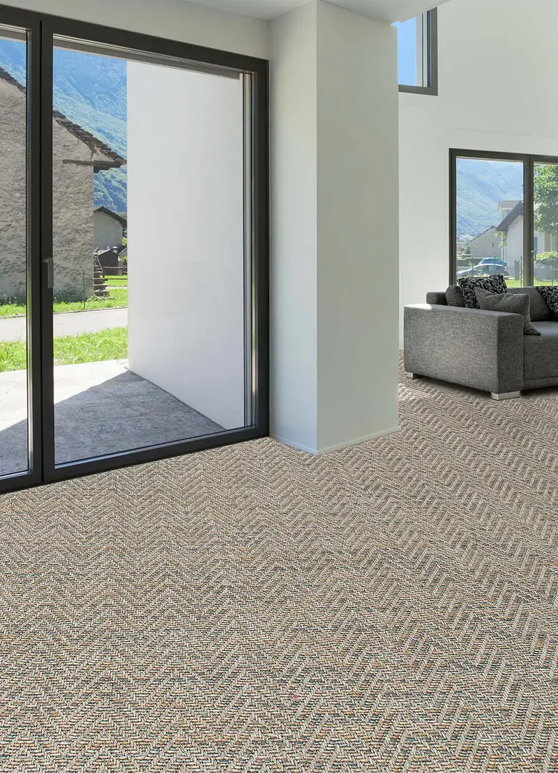 Alfombra a medida de exterior Natura 4027 Gris claro