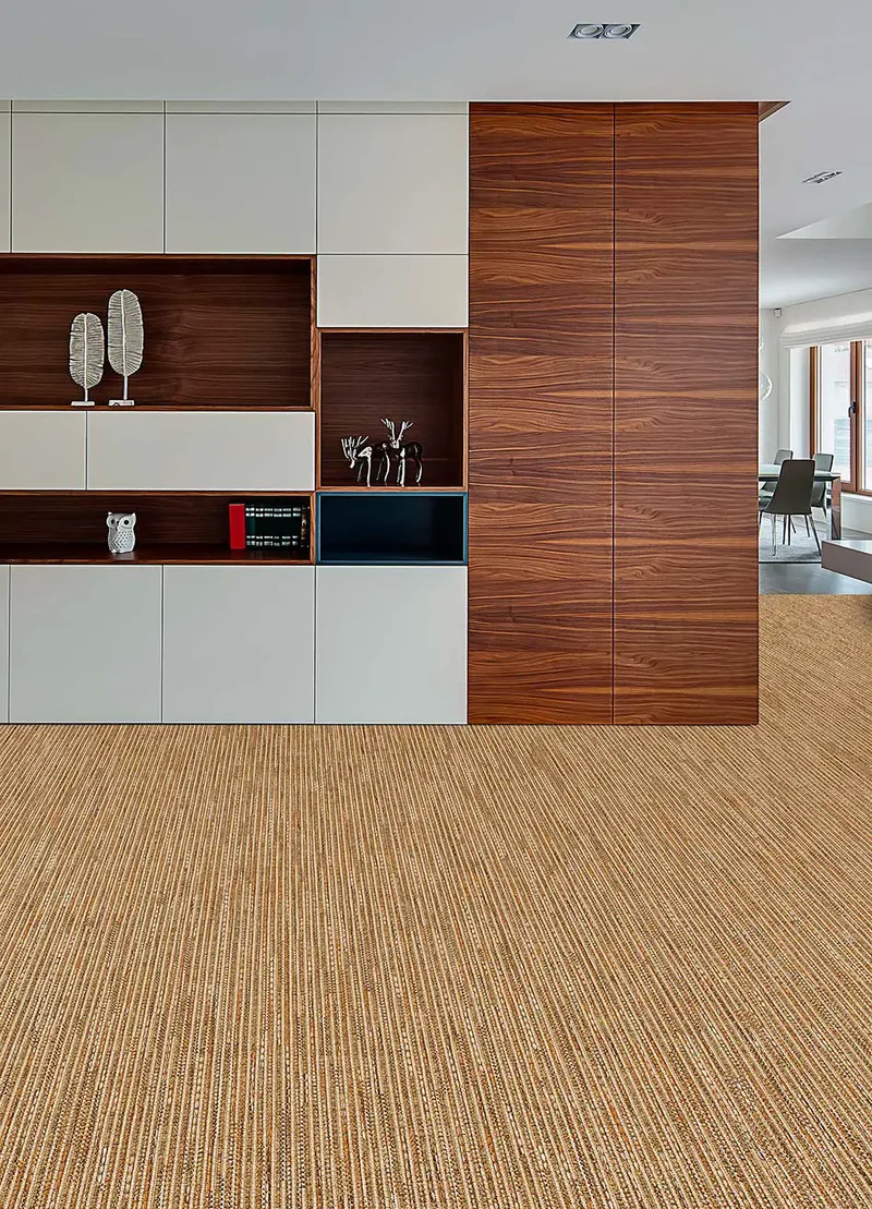 Alfombra a medida de exterior Natura 4001 Beige-Naranja