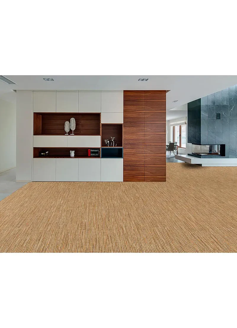 Alfombra a medida de exterior Natura 4001 Beige-Naranja
