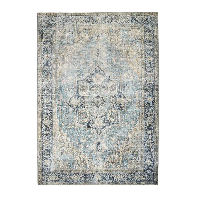 Teppich Vintage - Lugan Hellblau