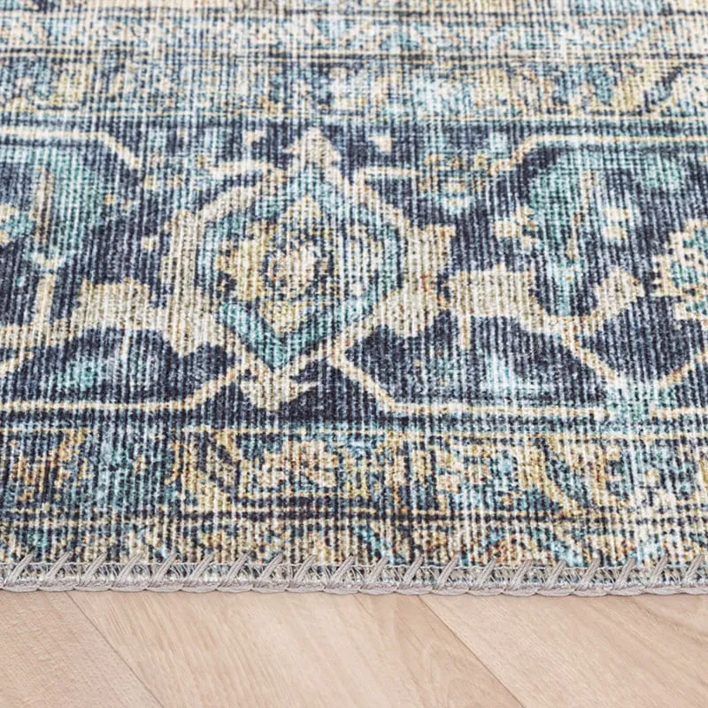 Teppich Vintage - Lugan Hellblau