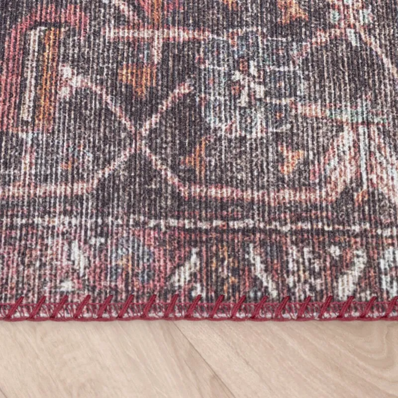 Teppich Vintage - Lugan Bordeaux Rot