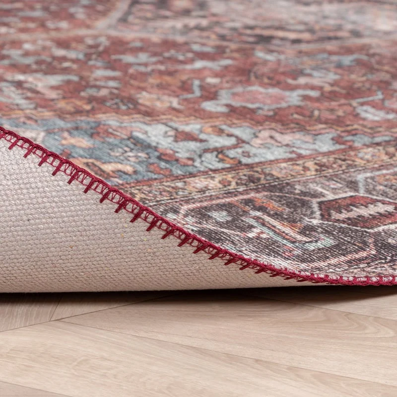 Teppich Vintage - Lugan Bordeaux Rot