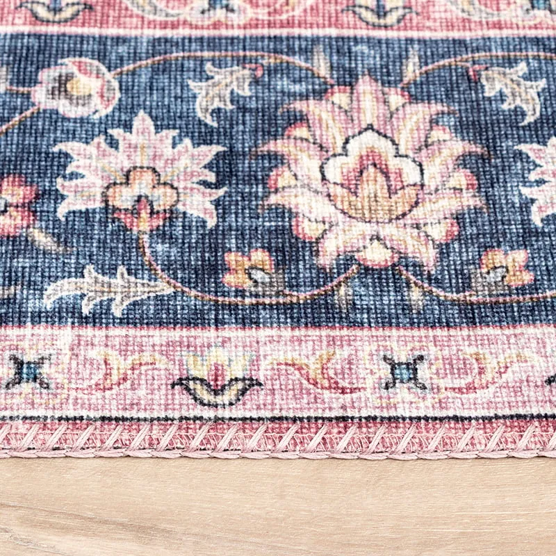 Teppich Vintage - Lily Medaillon Rot Rosa