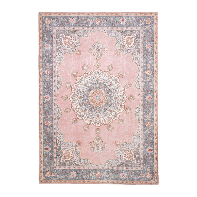 Teppich Vintage - Lily Medaillon Rosa
