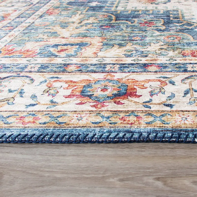 Teppich Vintage - Azara Hellblau