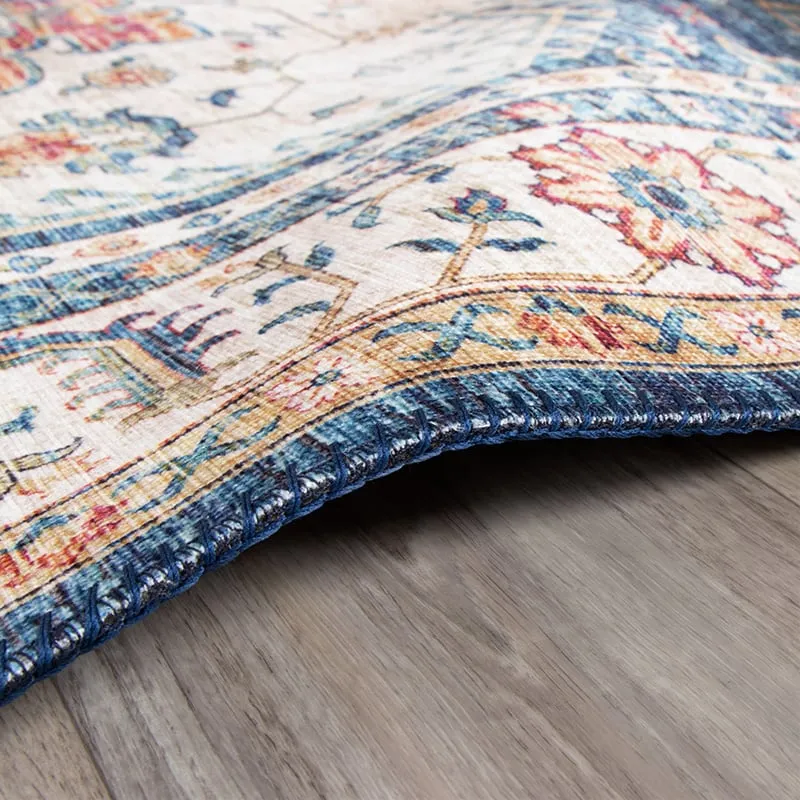 Teppich Vintage - Azara Hellblau