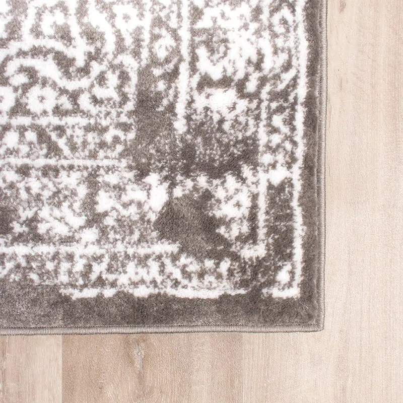 Teppich Vintage - Adore Medaillon Taupe Grau