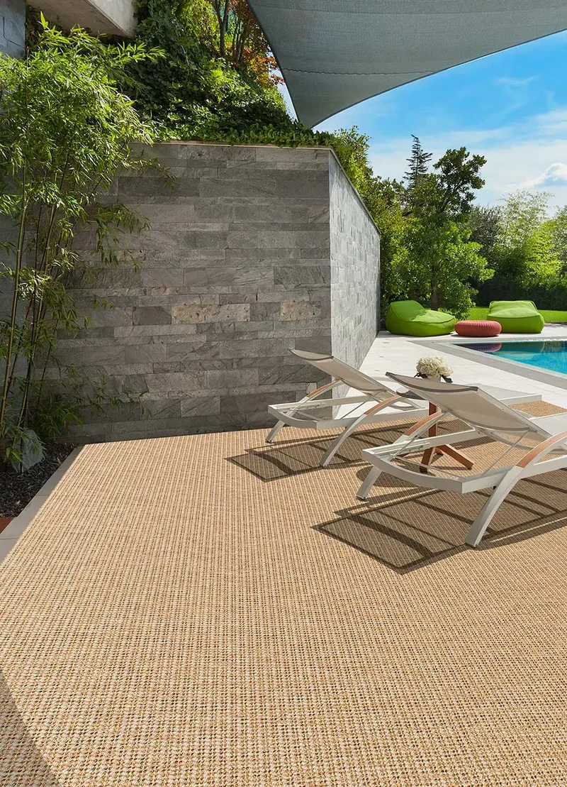 Alfombra a medida de exterior Natura 4501 Beige
