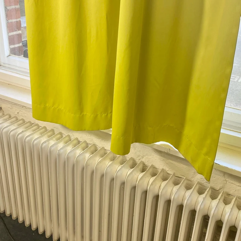 Gardine Apfelgrün 100x255 Stoff Verdunkler Vorhang Gebraucht
