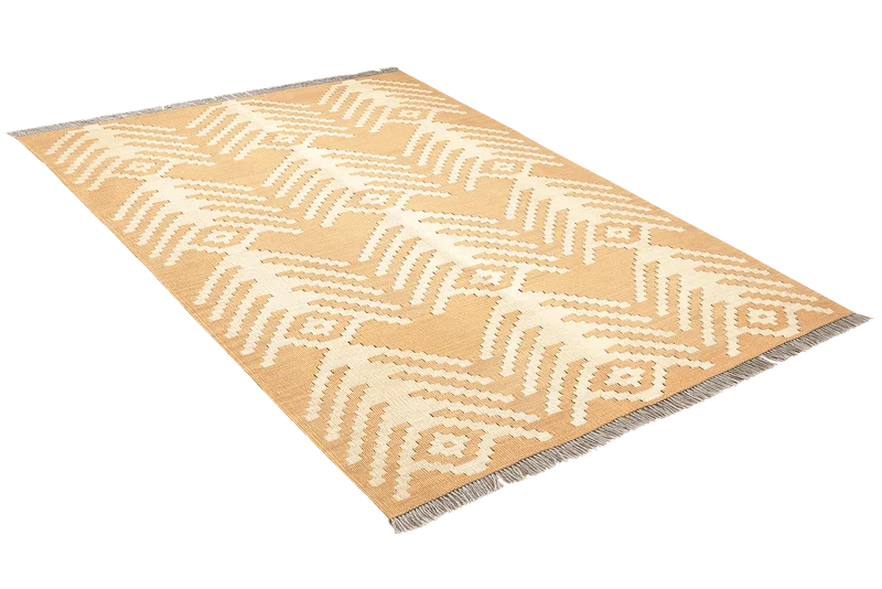 Kelim Gashgai · Handgewebt – Beige, 149x102 cm