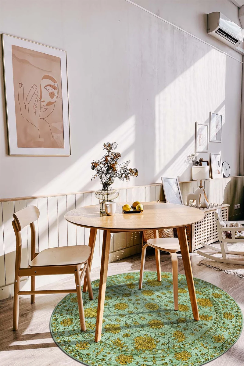 Floral Citrin Teppich