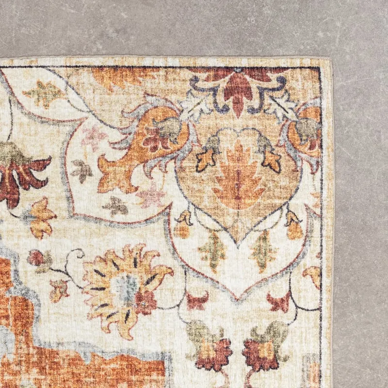 Vintage Gartenteppich - Santo Mandala Terrakotta