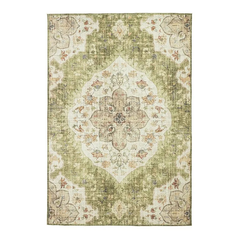 Vintage Gartenteppich - Santo Mandala Grün