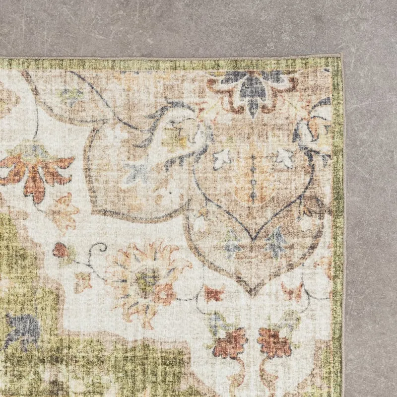 Vintage Gartenteppich - Santo Mandala Grün
