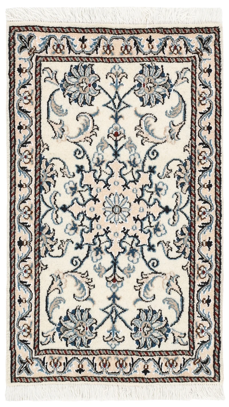 MY-RUG Teppich "Nain Kashmar" Medaillon-Design, Handgeknüpft