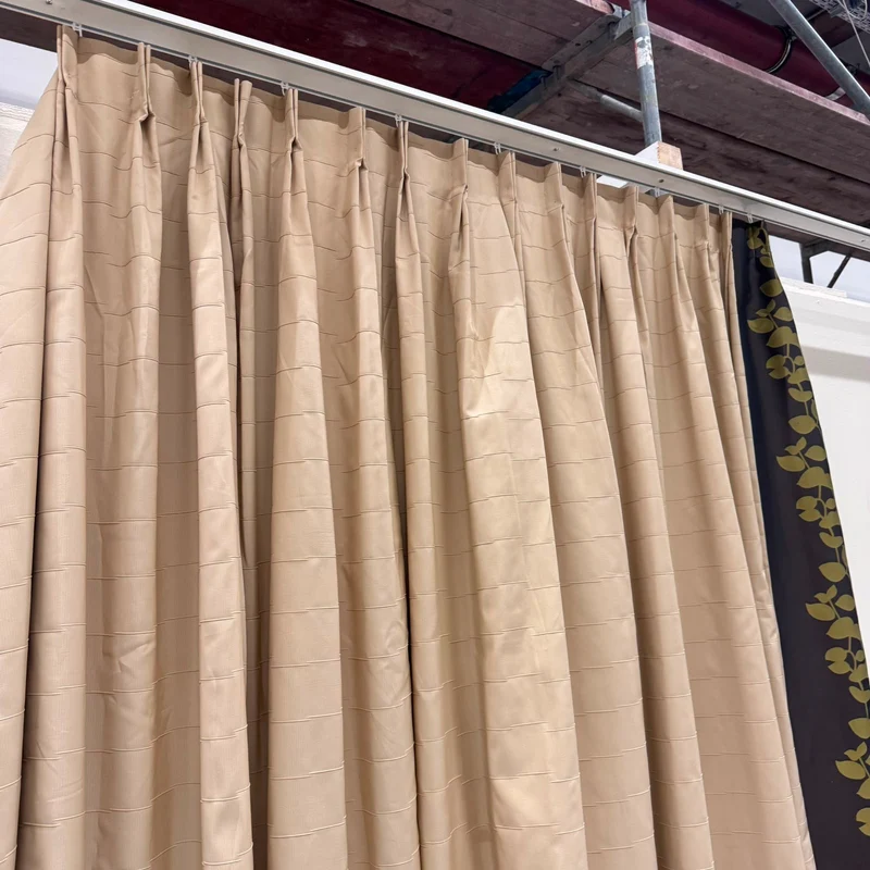 Gardine Beige Floral 160x260 Verdunkler Vorhang Gebraucht