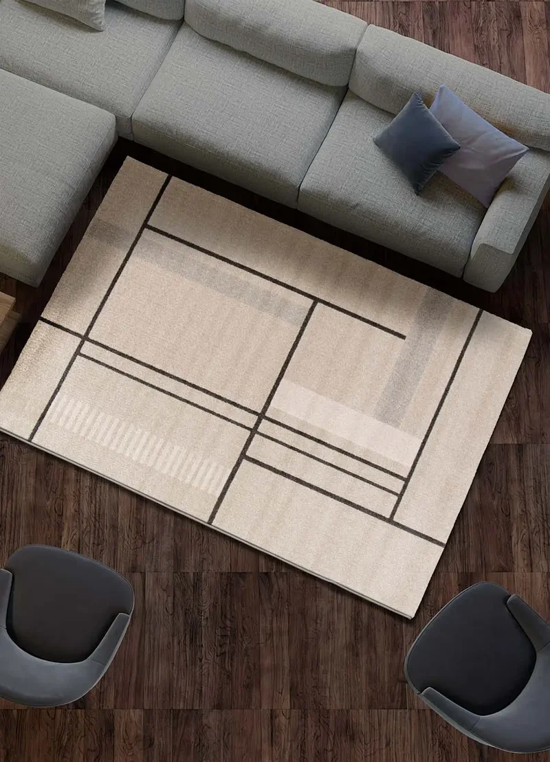 Alfombra Diseños Geométricos DOMUS 32302 Beige