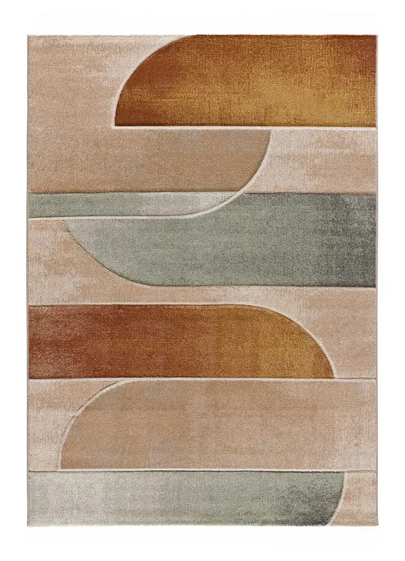 Alfombra geométrica Sora 40323 Multicolor