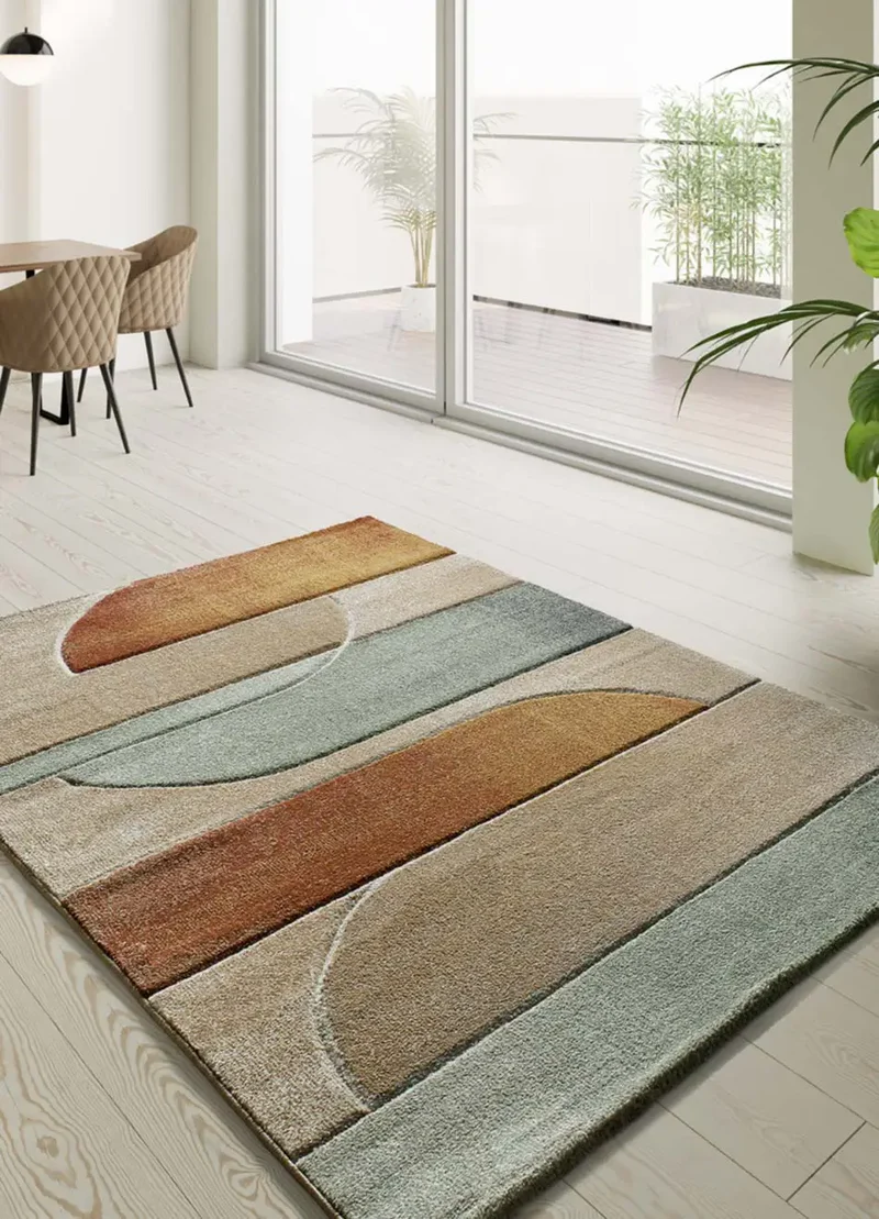 Alfombra geométrica Sora 40323 Multicolor