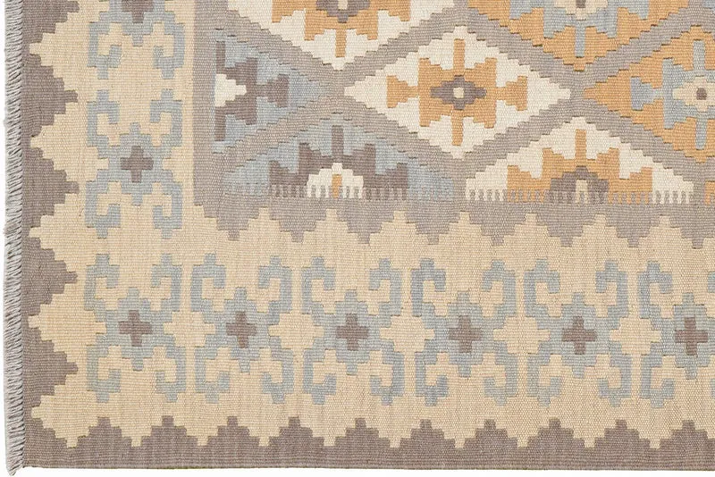 Kelim Gashgai · Handgewebt – Grau, 178x119 cm