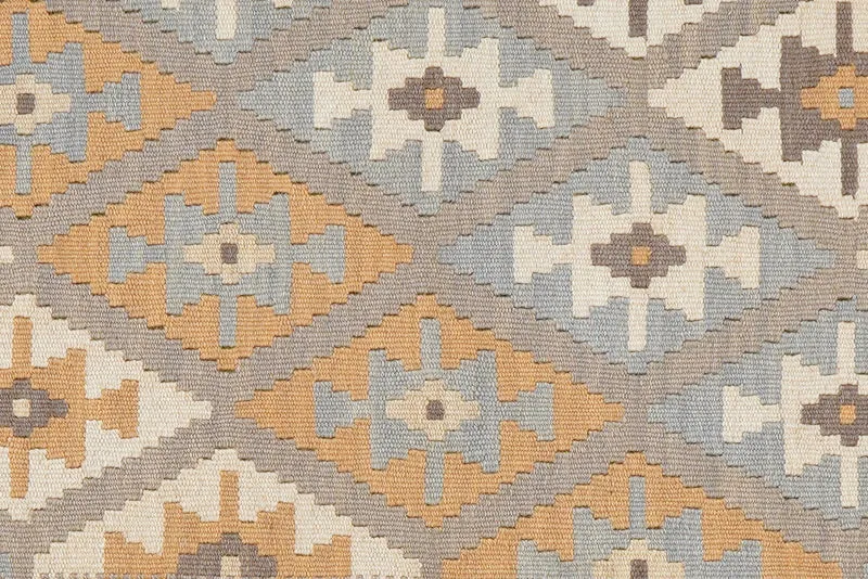 Kelim Gashgai · Handgewebt – Grau, 178x119 cm