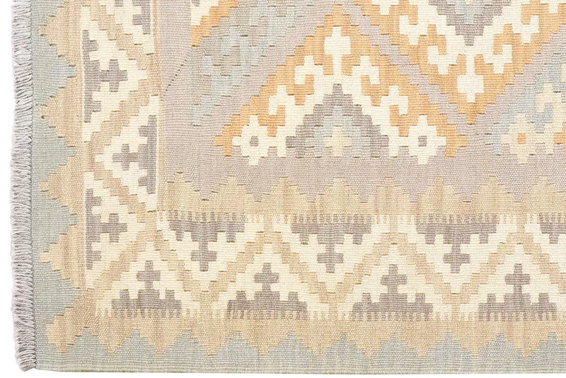 Kelim Gashgai · Handgewebt – Grau, 172x120 cm