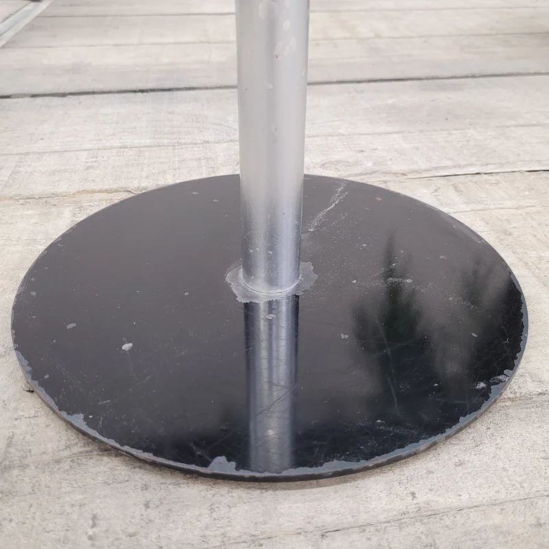 Runder Beistelltisch Schwarz Glas Tisch 55cm Gebraucht