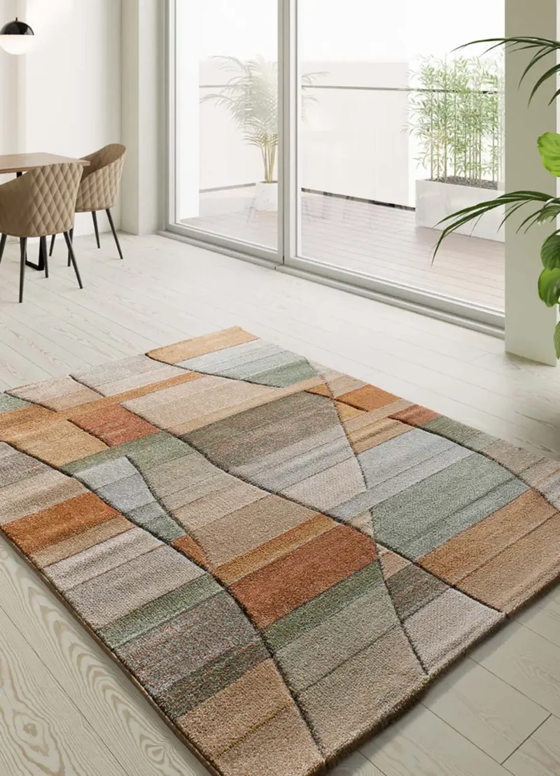 Alfombra abstracta Sora 40325 Multicolor