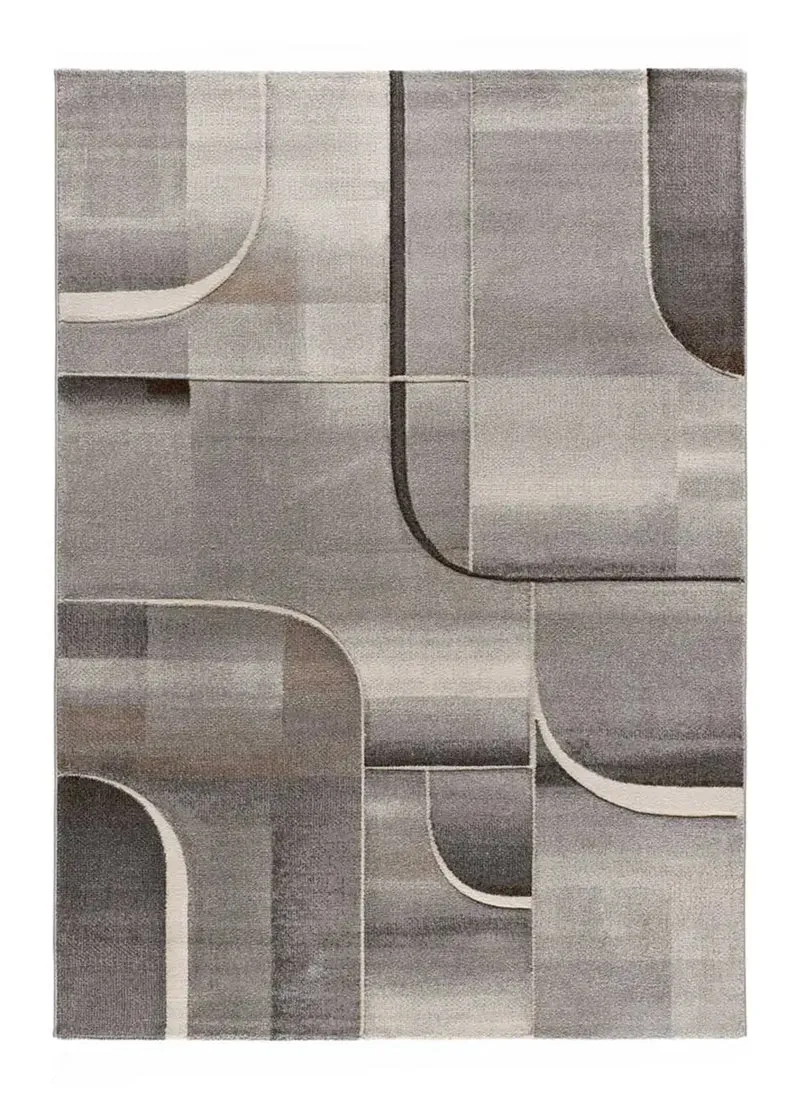 Alfombra abstracta en tonos grises Medel 40379