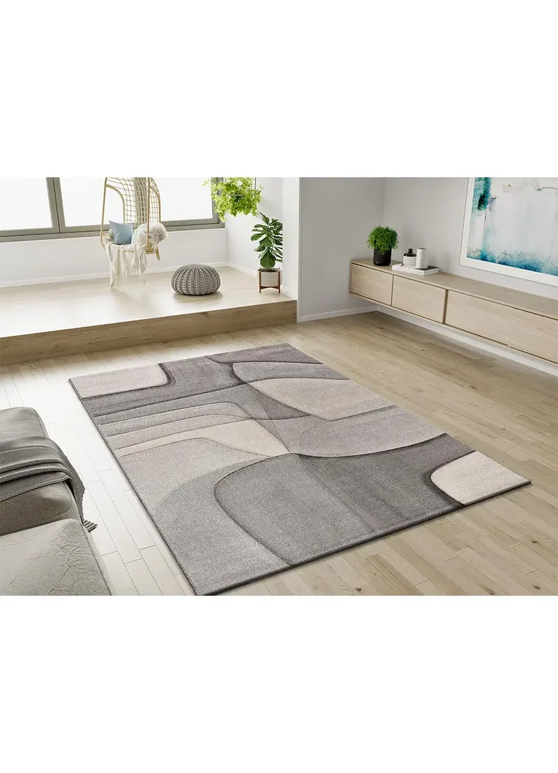 Alfombra abstracta en tonos grises Medel 40378