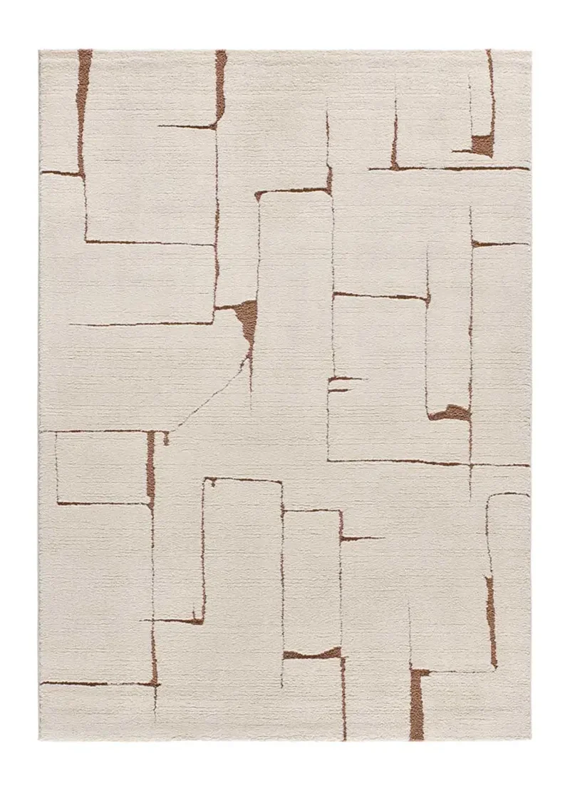 Alfombra de estilo escandinavo Candela 2309 Crema