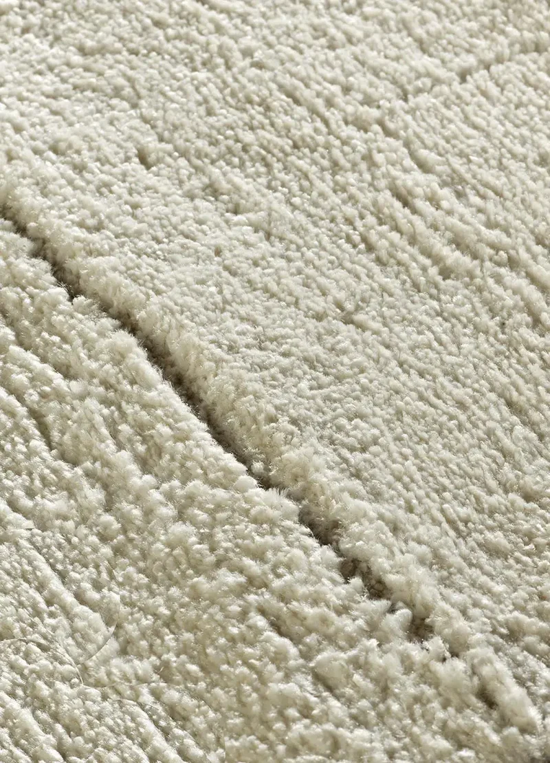 Alfombra de estilo escandinavo Candela 2308 Crema