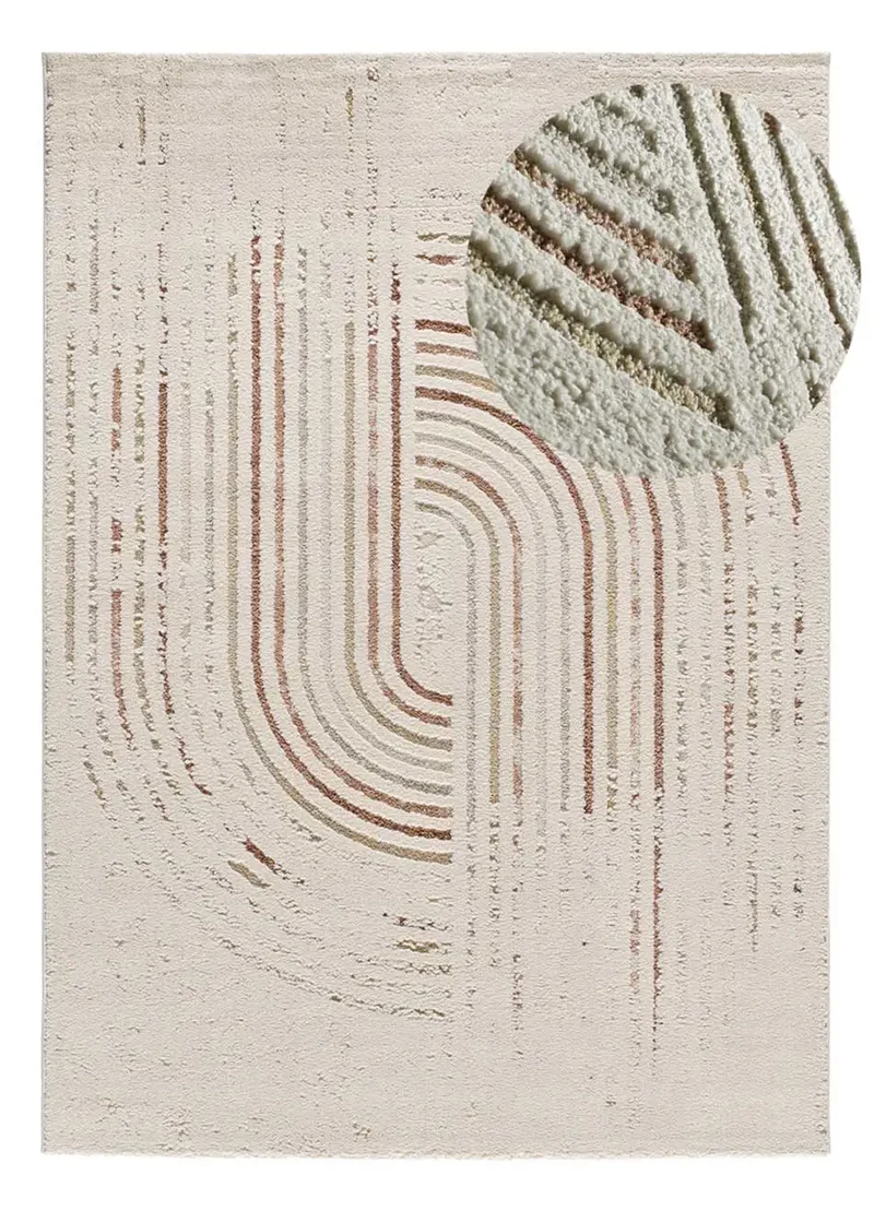 Alfombra de estilo escandinavo Candela 2299 Crema