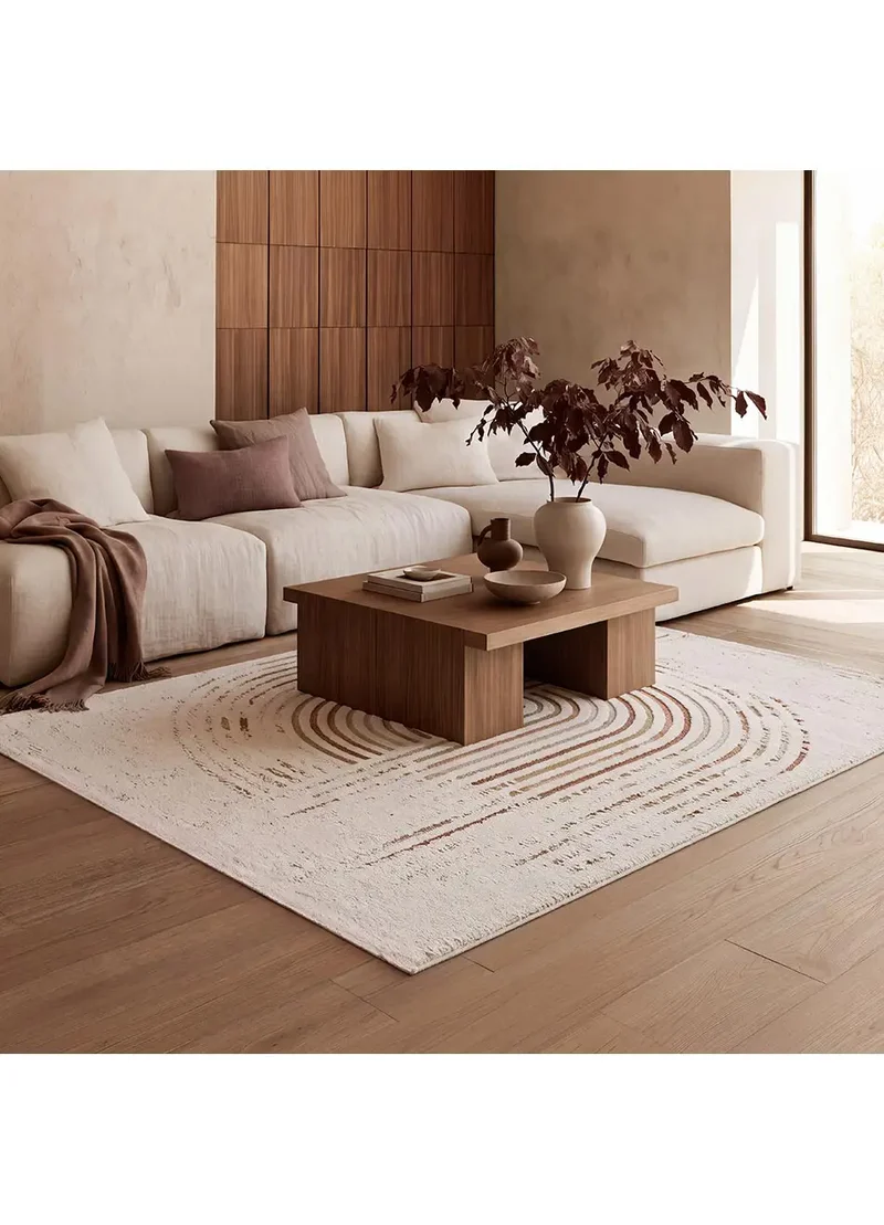 Alfombra de estilo escandinavo Candela 2299 Crema