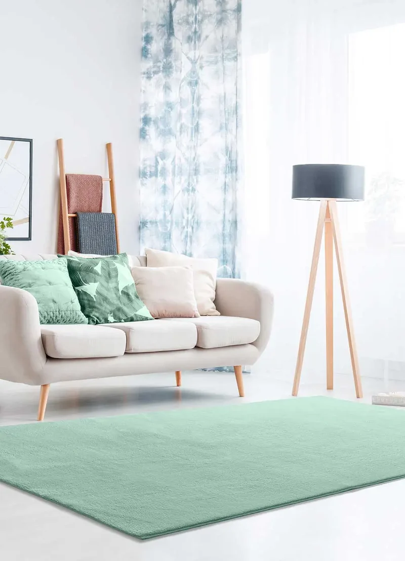 Alfombra lavable Loft Liso Verde