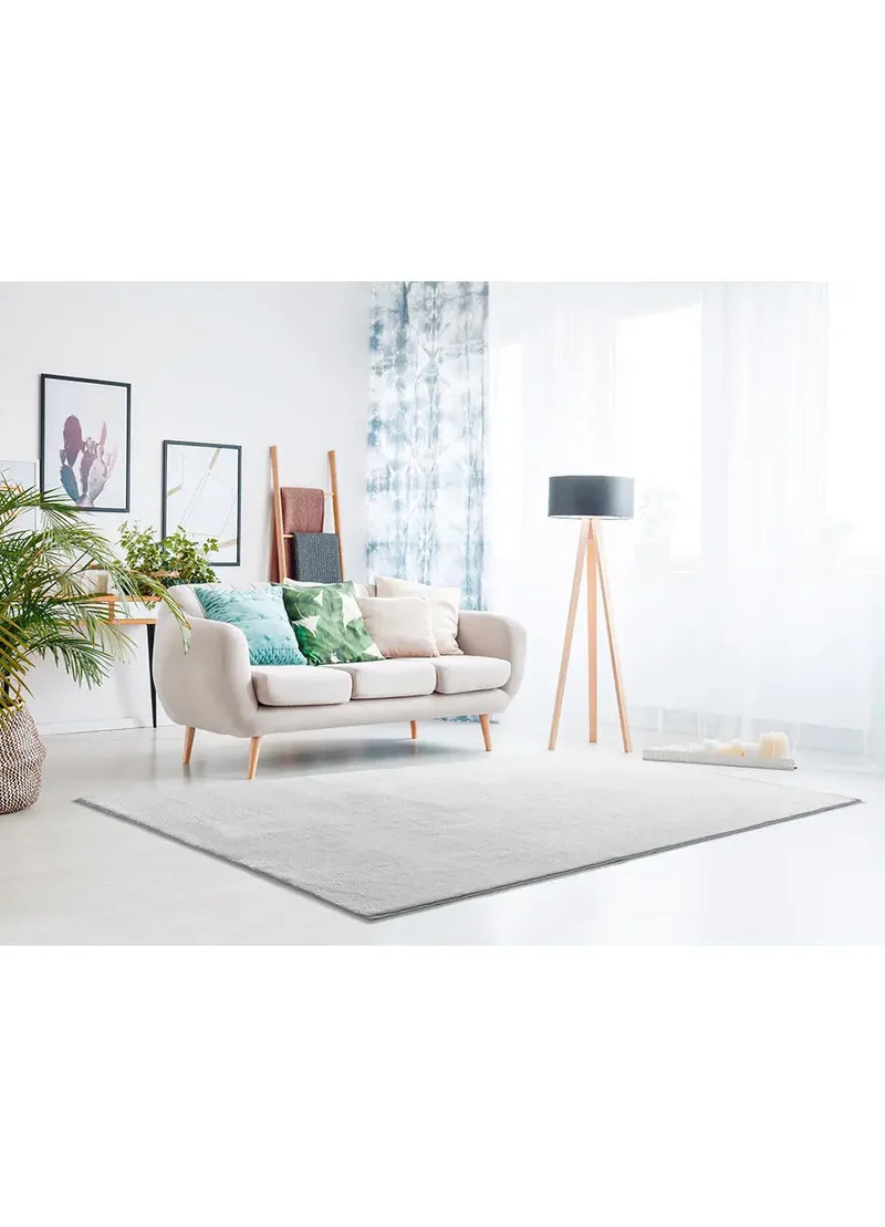 Alfombra lavable Loft Liso Plata