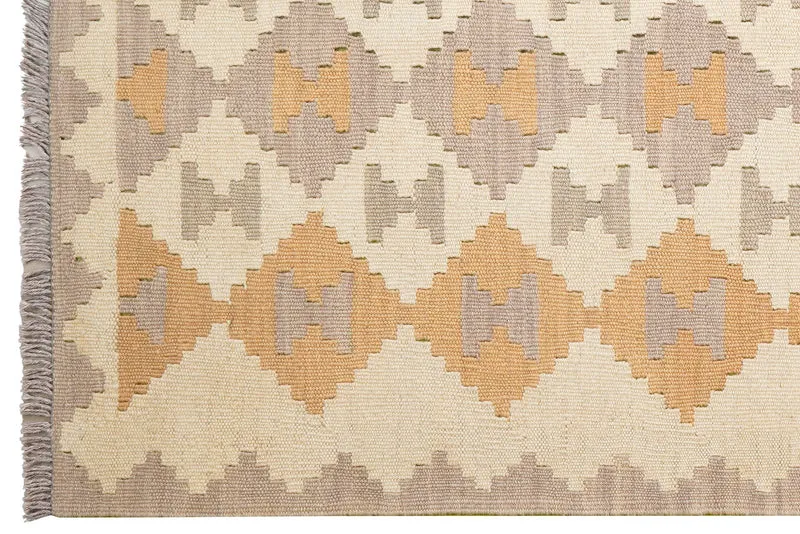Kelim Gashgai · Handgewebt – Beige, 165x120 cm