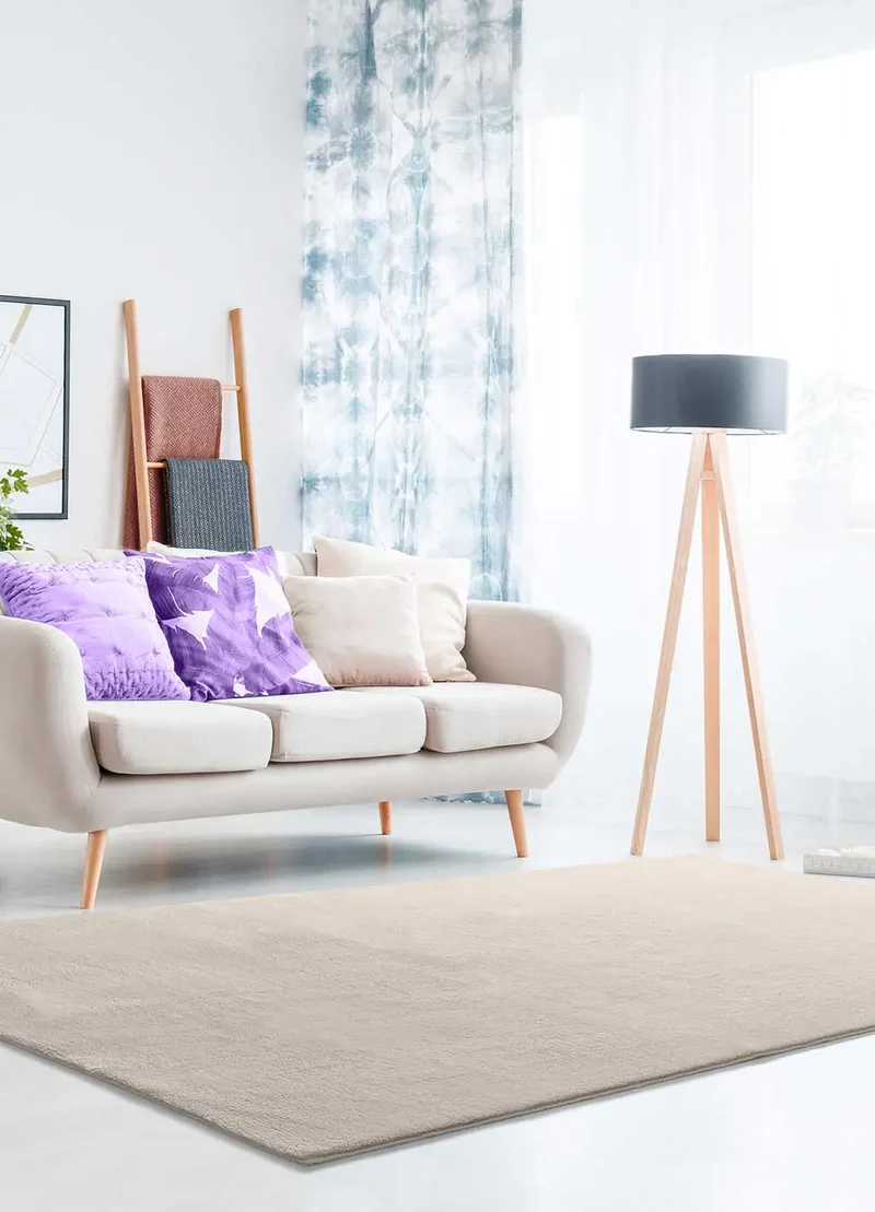 Alfombra lavable Loft Liso Blanco
