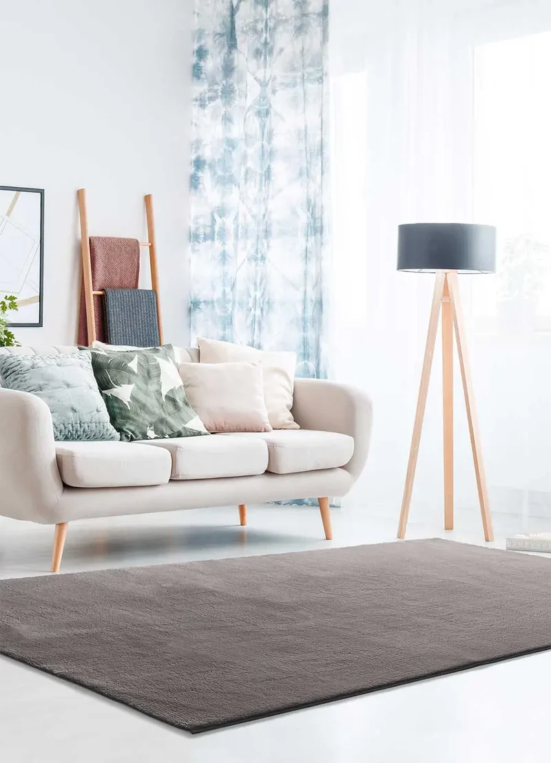 Alfombra lavable Loft Liso Antracita