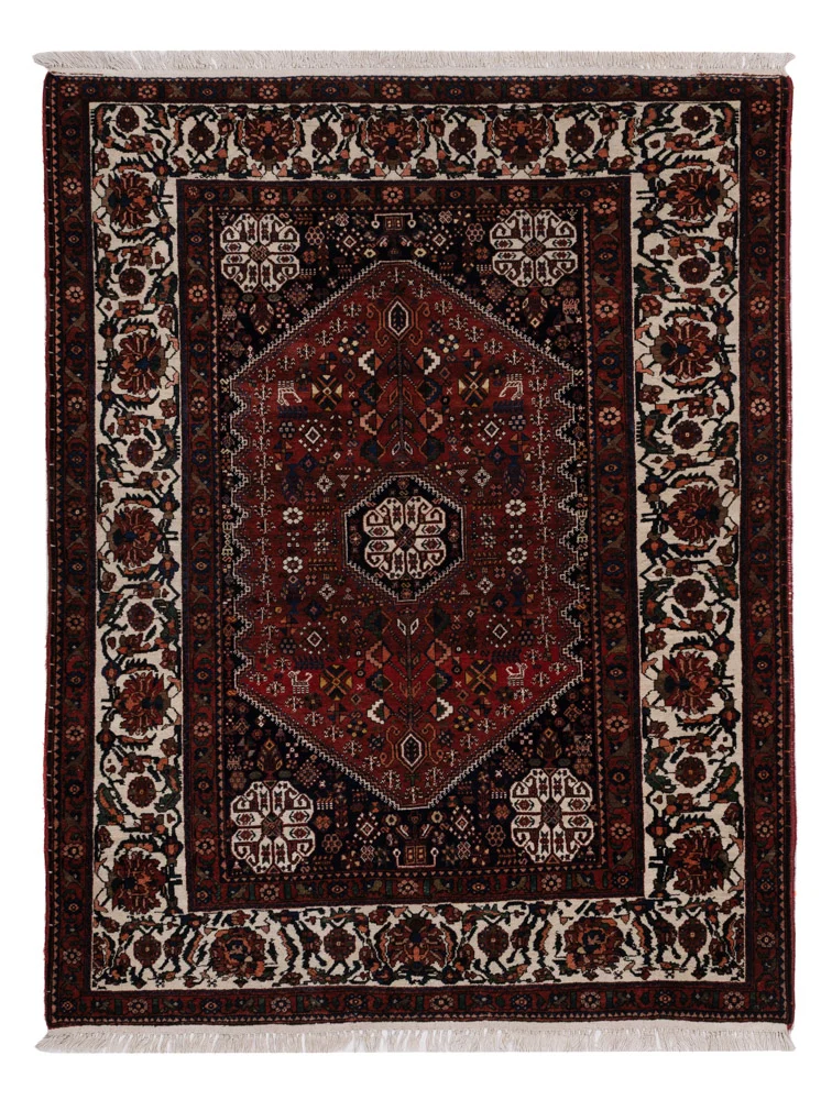 Abadeh Teppich 160x220cm - Perserteppich - dunkelbraun