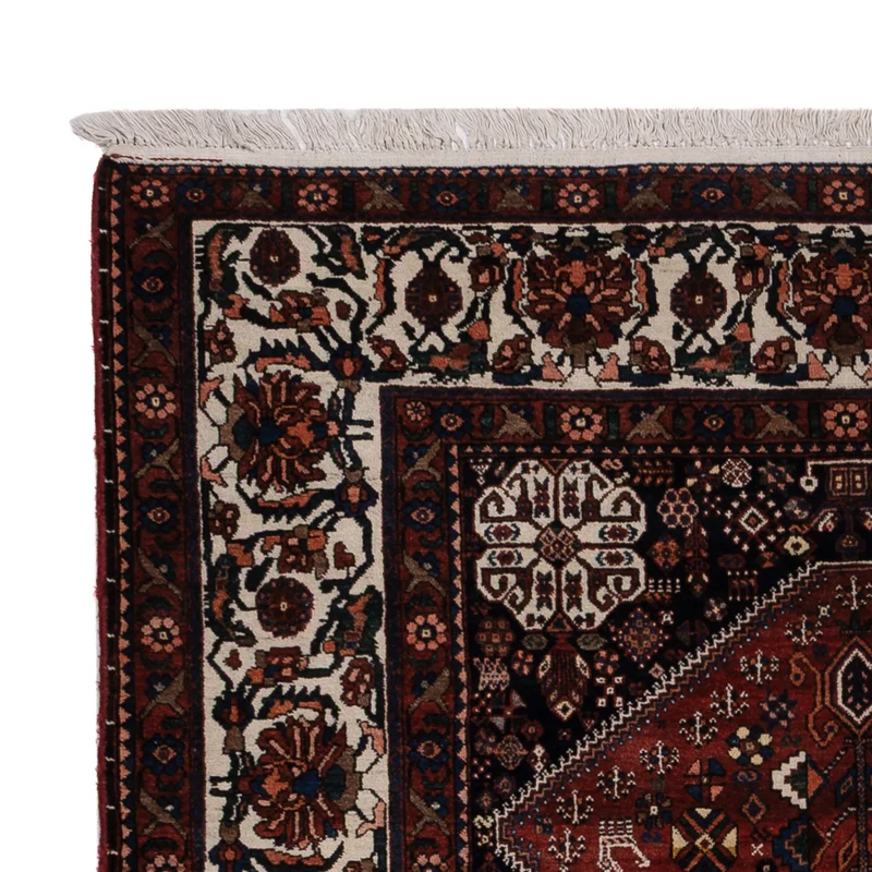 Abadeh Teppich 160x220cm - Perserteppich - dunkelbraun