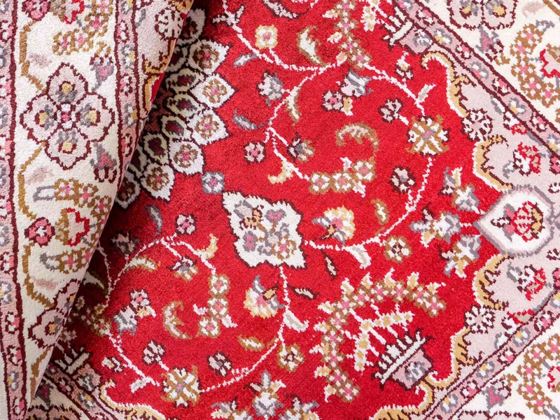 China Seide Teppich 60x91cm - Orientteppich - rot